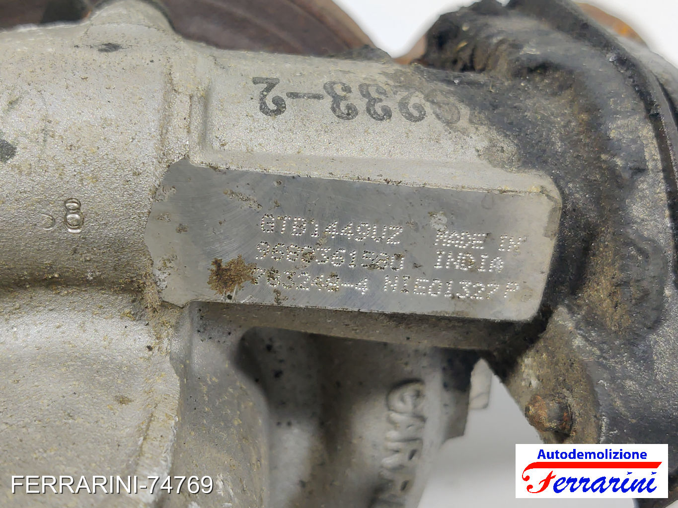 Turbina CITROEN C4 GRAND PICASSO 1 UA 2.0 HDI 165 2010-2013 9688361580, 7832484