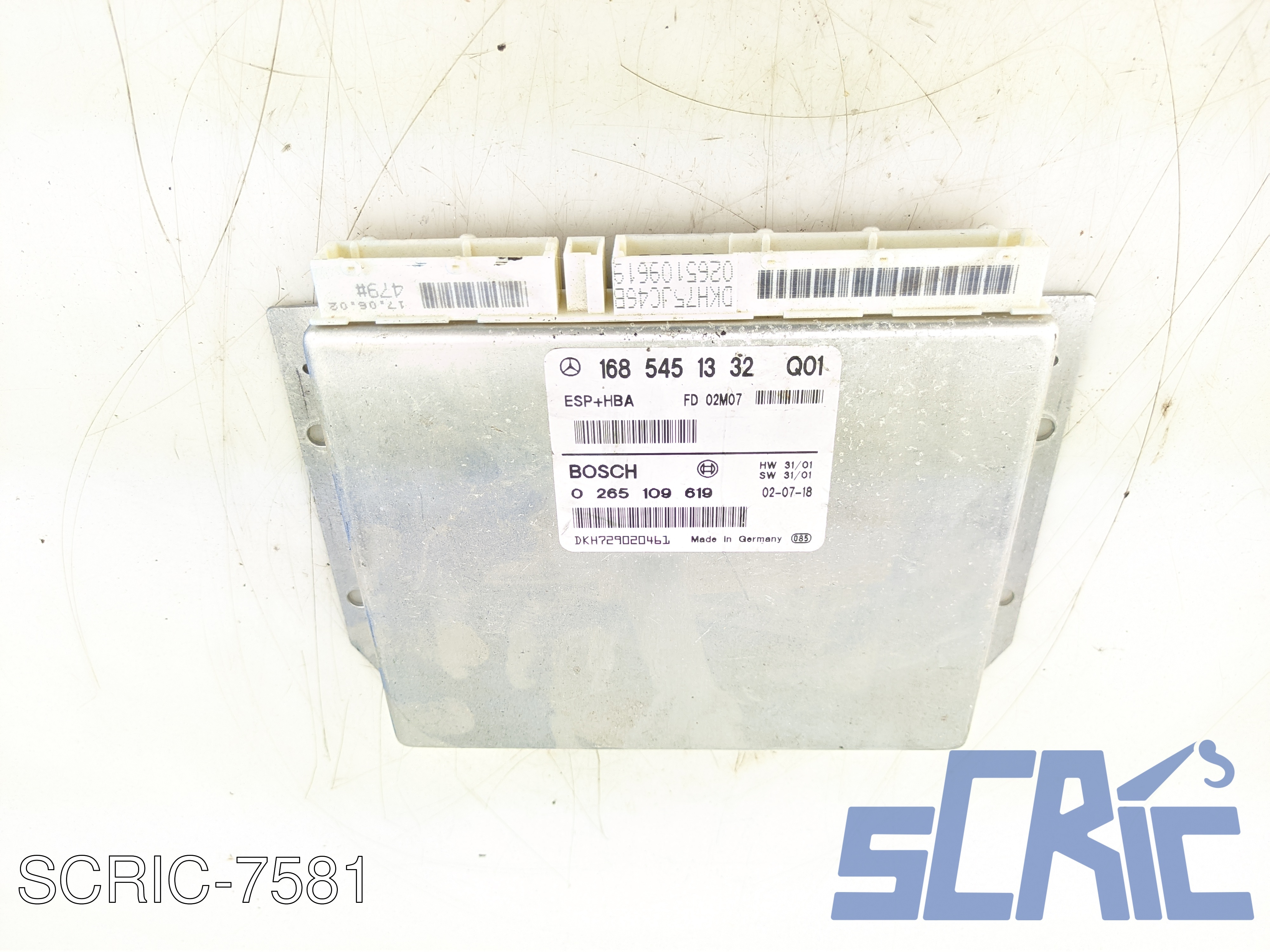Centralina Esp MERCEDES CLASSE A W168 A 170 CDI 2001-2004 1685451332, FD02M07