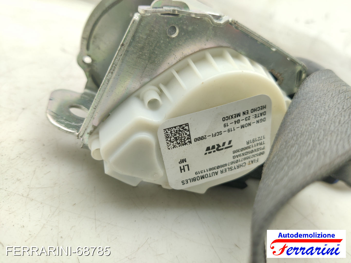 Cintura Di Sicurezza JEEP COMPASS M6, M7, MP, MV 2017-2023 sinistra, sx 6