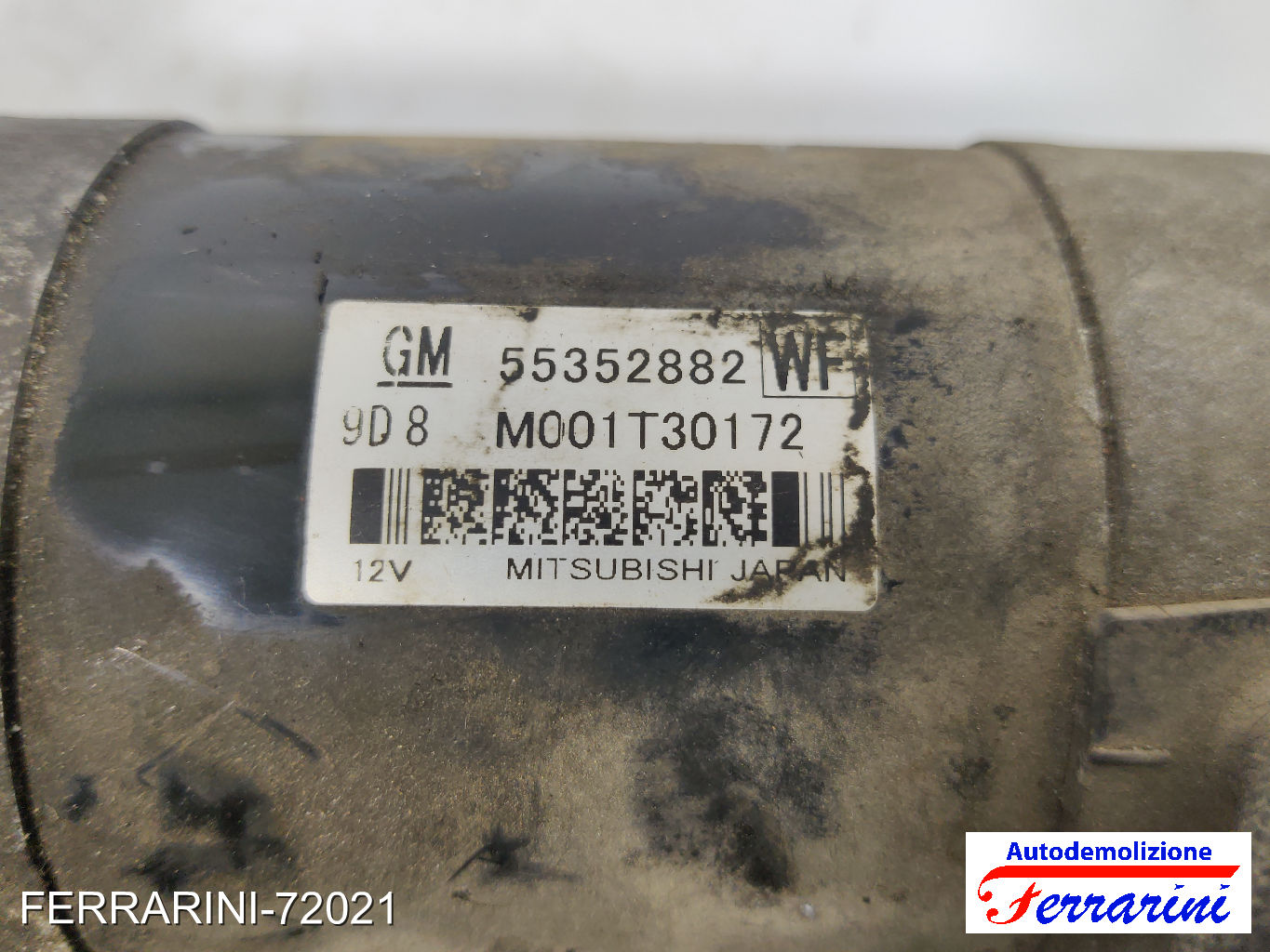 Motorino Avviamento OPEL INSIGNIA A G09 2.0 CDTI 2008-2017 M001T30172, 55352882