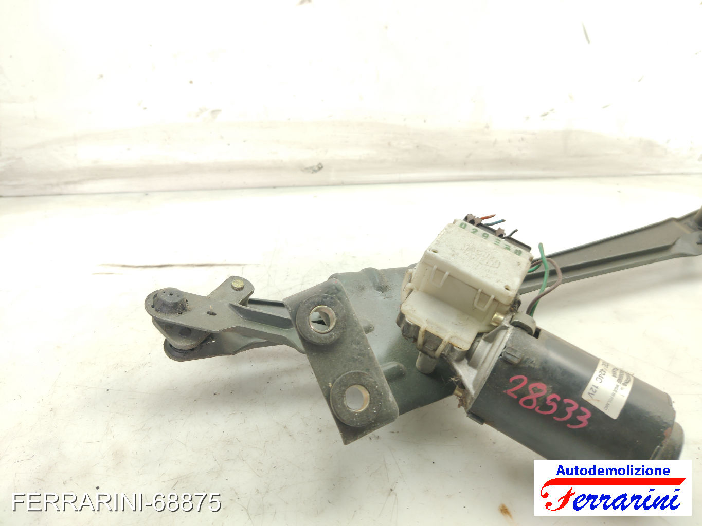 Spazzacqua Motorino Tergicristallo FIAT SEICENTO 600 187 1997-2008 anteriore 9