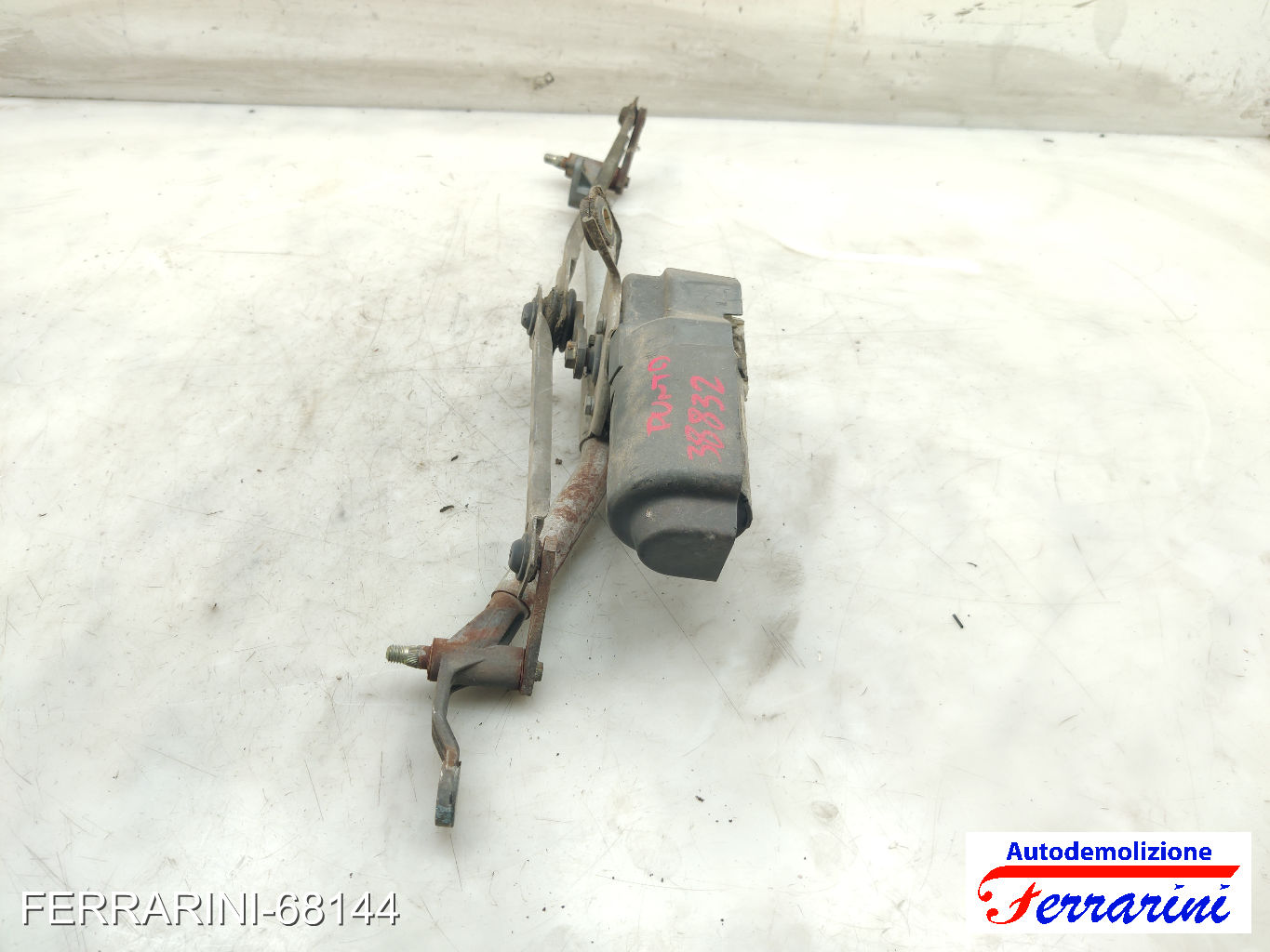 Spazzacqua Motorino Tergicristallo FIAT PUNTO 176 1996-2000 anteriore, frontale 6