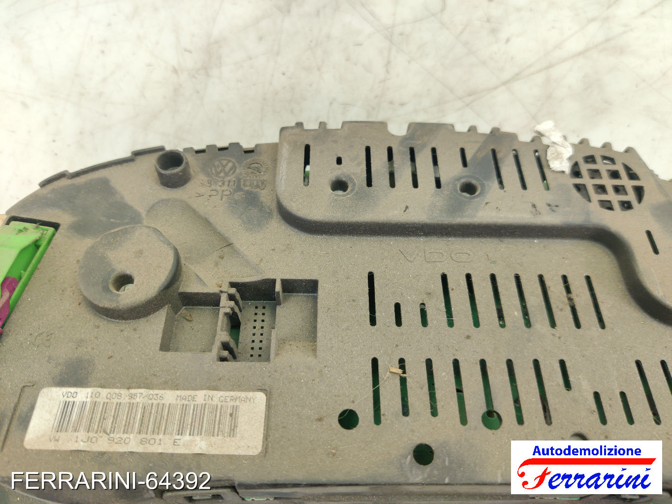 Quadro Contachilometri VW GOLF 4 VARIANT 1J5 1.9 TDI 1999-2006 1J0920801E 6