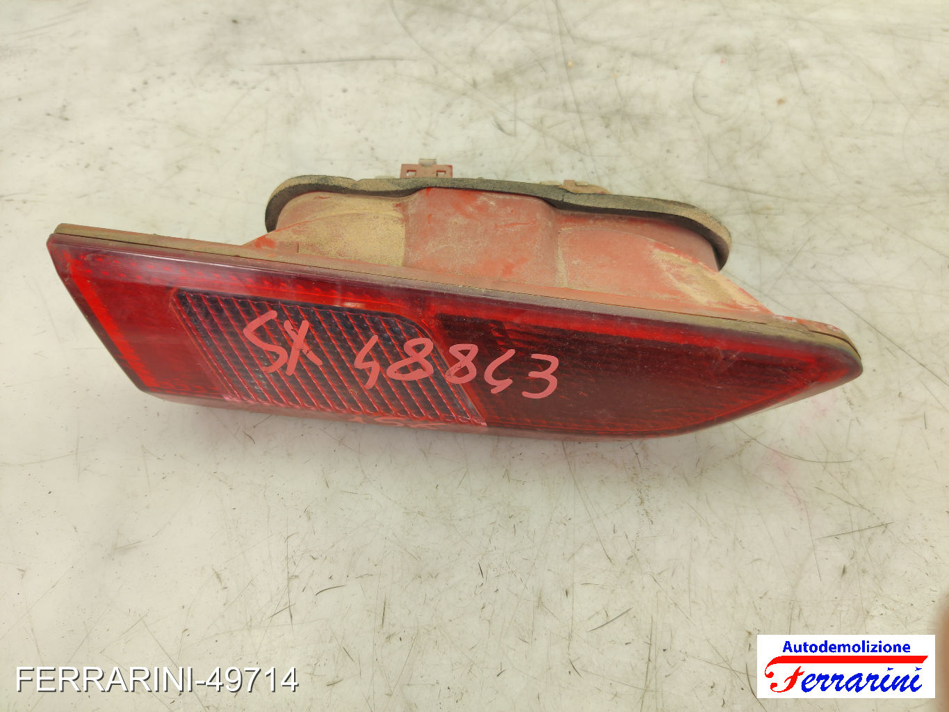 INTERNA Fanalino Stop Posteriore ALFA ROMEO 156 SW 932 2001-2006 sinistro, sx
