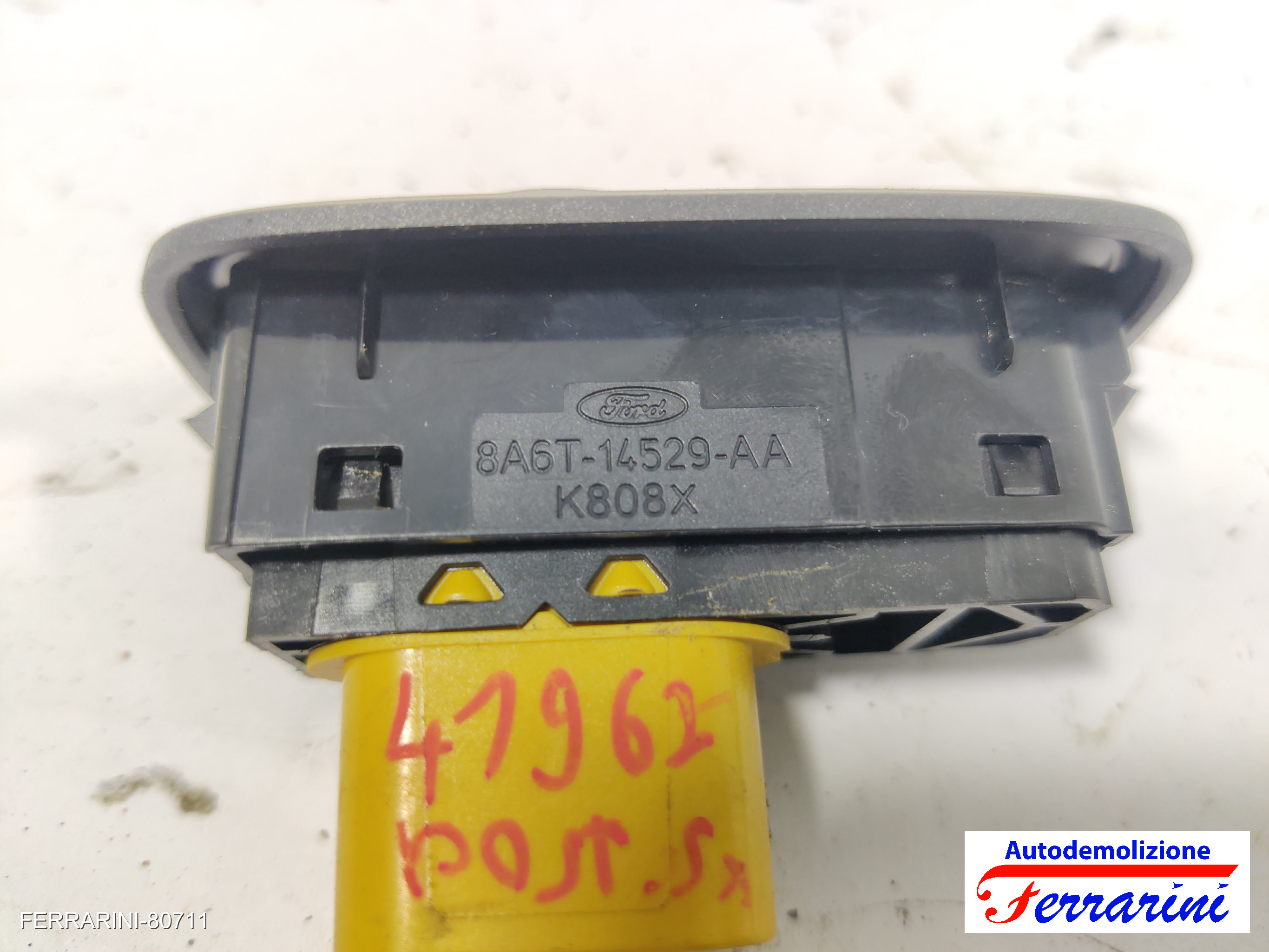 Pulsantiera Tastiera Alzavetro FORD FIESTA 6 CB1, CCN 2008-2012 sinistra, sx