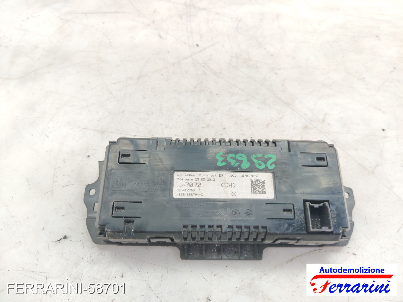 Display multifunzione centrale OPEL ZAFIRA TOURER C P12 2011-2023 sinistro, sx 8