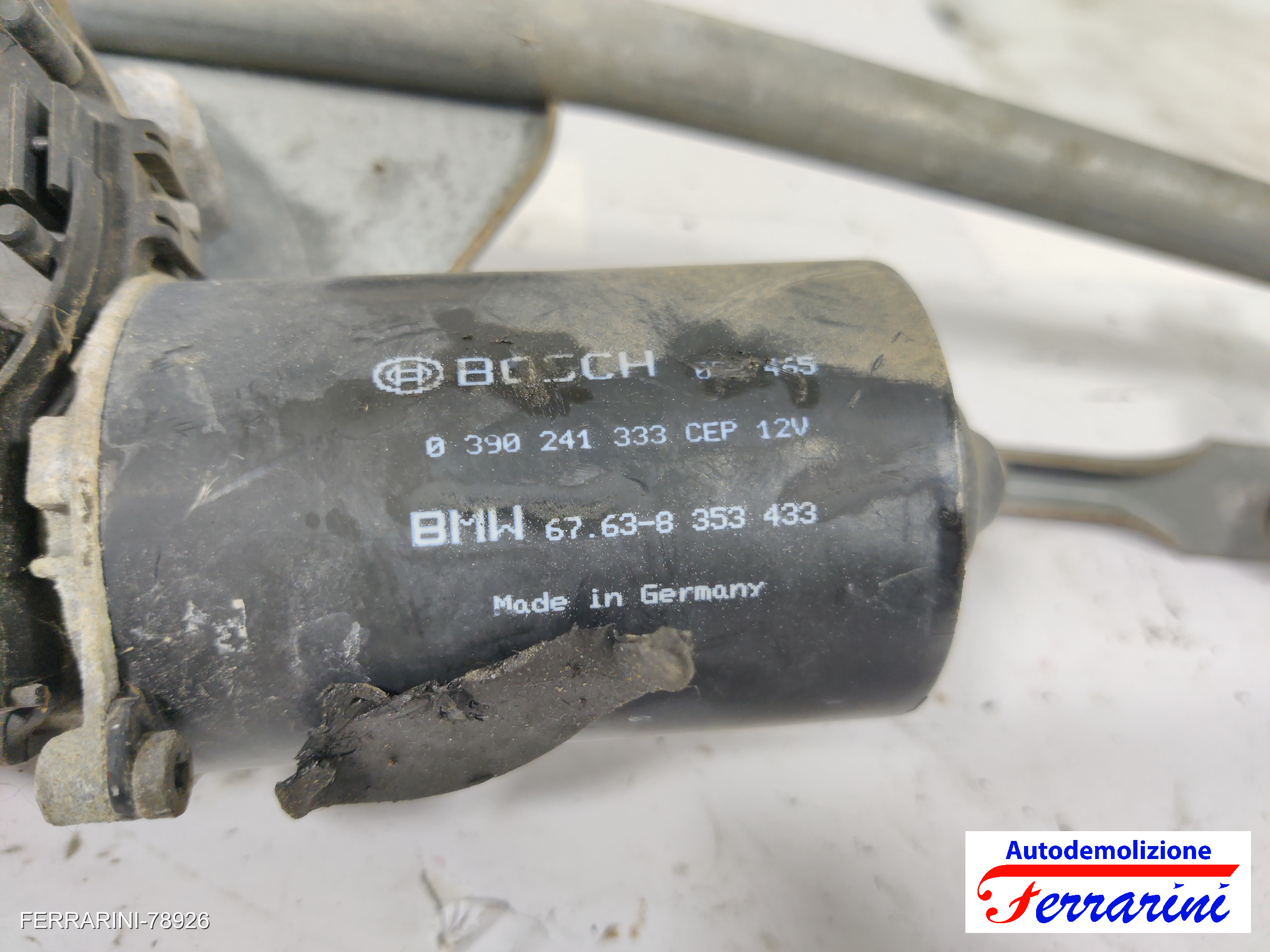 Spazzacqua Motorino Tergicristallo BMW SERIE 3 E36 1993-1998 anteriore, frontale 8