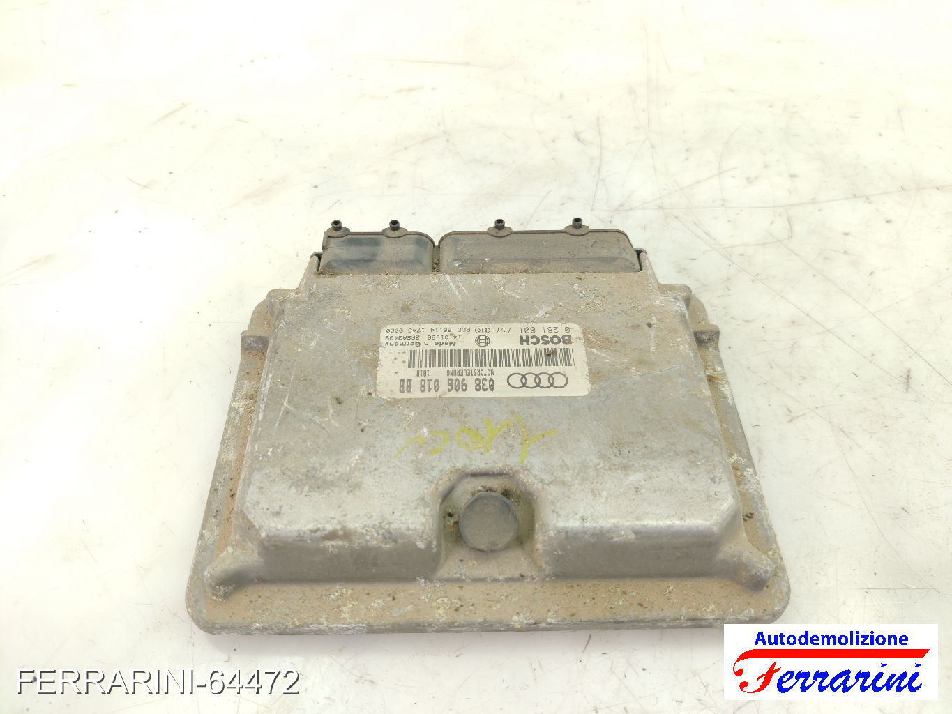 Centralina Motore VW GOLF 4 1J1 1.9 TDI 1997-2004 038906018BB, 0281001757