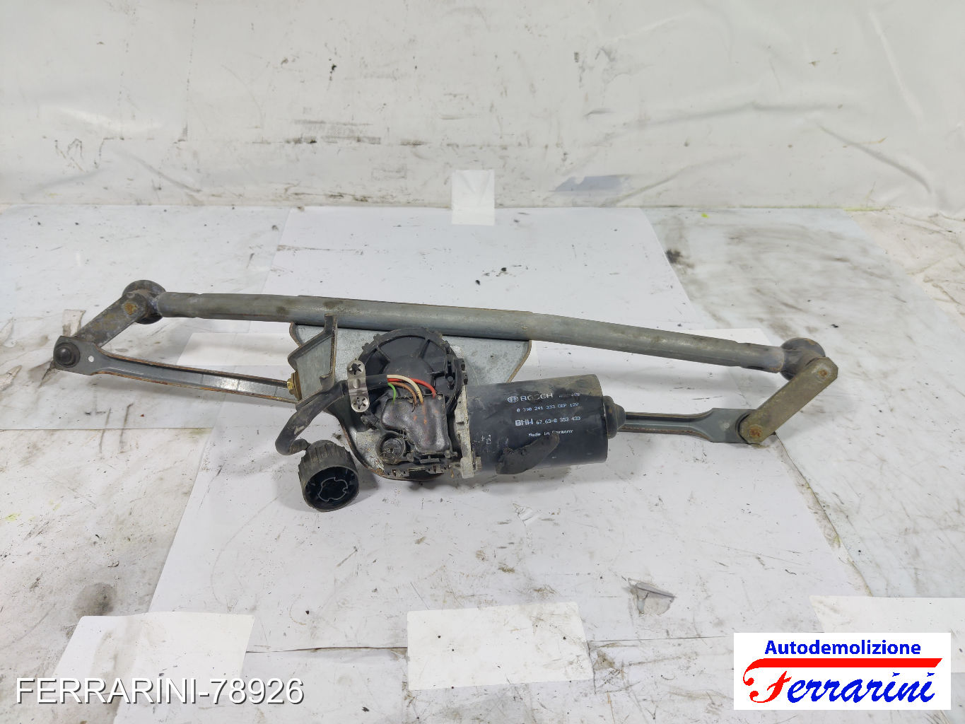 Spazzacqua Motorino Tergicristallo BMW SERIE 3 E36 1993-1998 anteriore, frontale