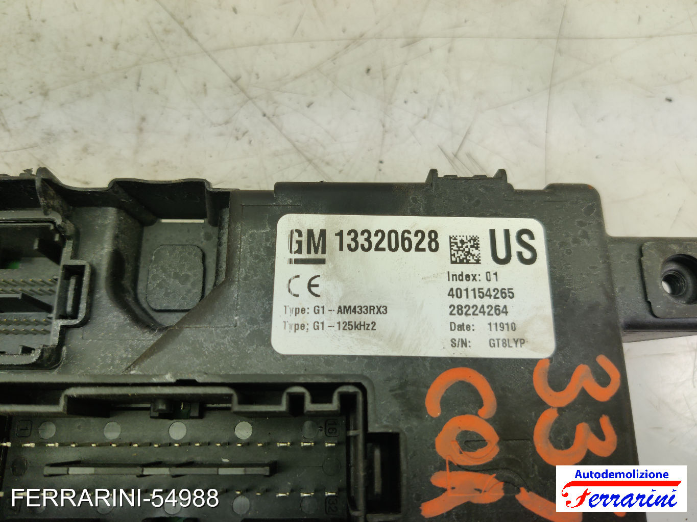 Scatola fusibili Fusibiliera Scatola Fusibili Body Computer OPEL CORSA D S07 1.2 6