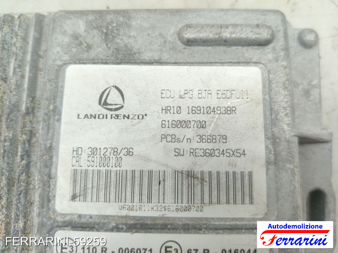 Centralina Gpl