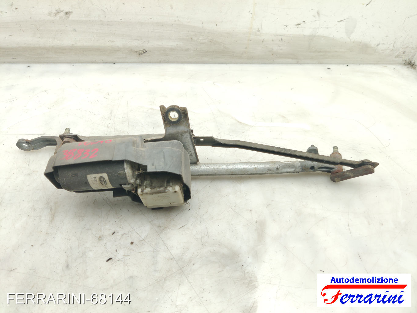 Spazzacqua Motorino Tergicristallo FIAT PUNTO 176 1996-2000 anteriore, frontale 7