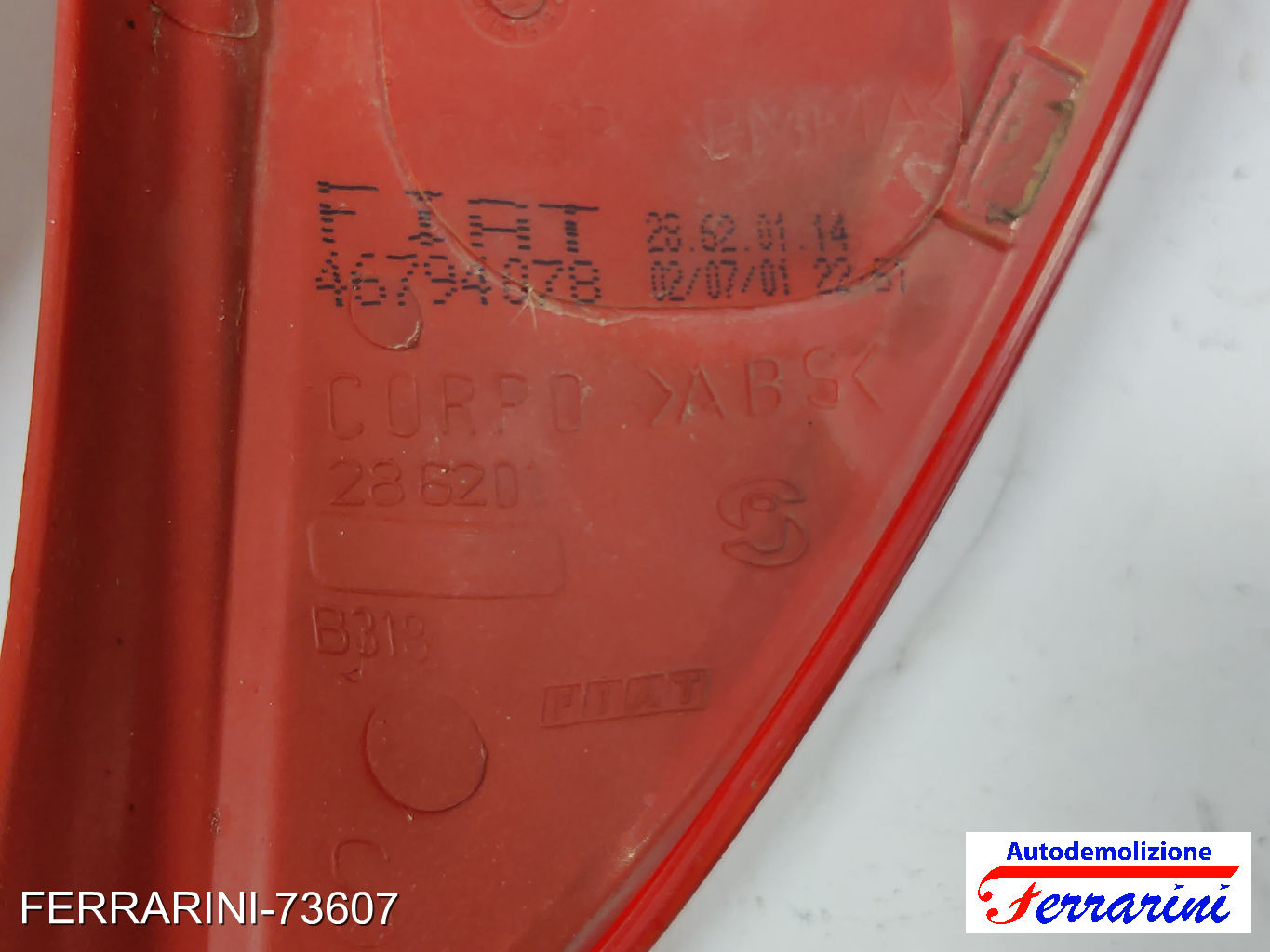 Fanalino Stop Posteriore FIAT PUNTO 188 2001-2012 sinistro, sx, posteriore, post