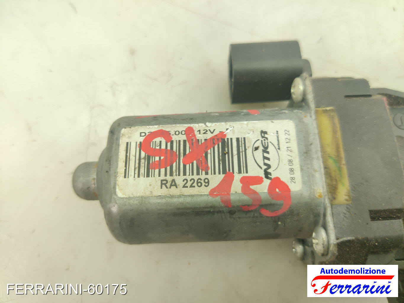 Motorino Alzavetro ALFA ROMEO 159 939 1.9 JTDM 16V 2005-2011 71740123, 71769765 7