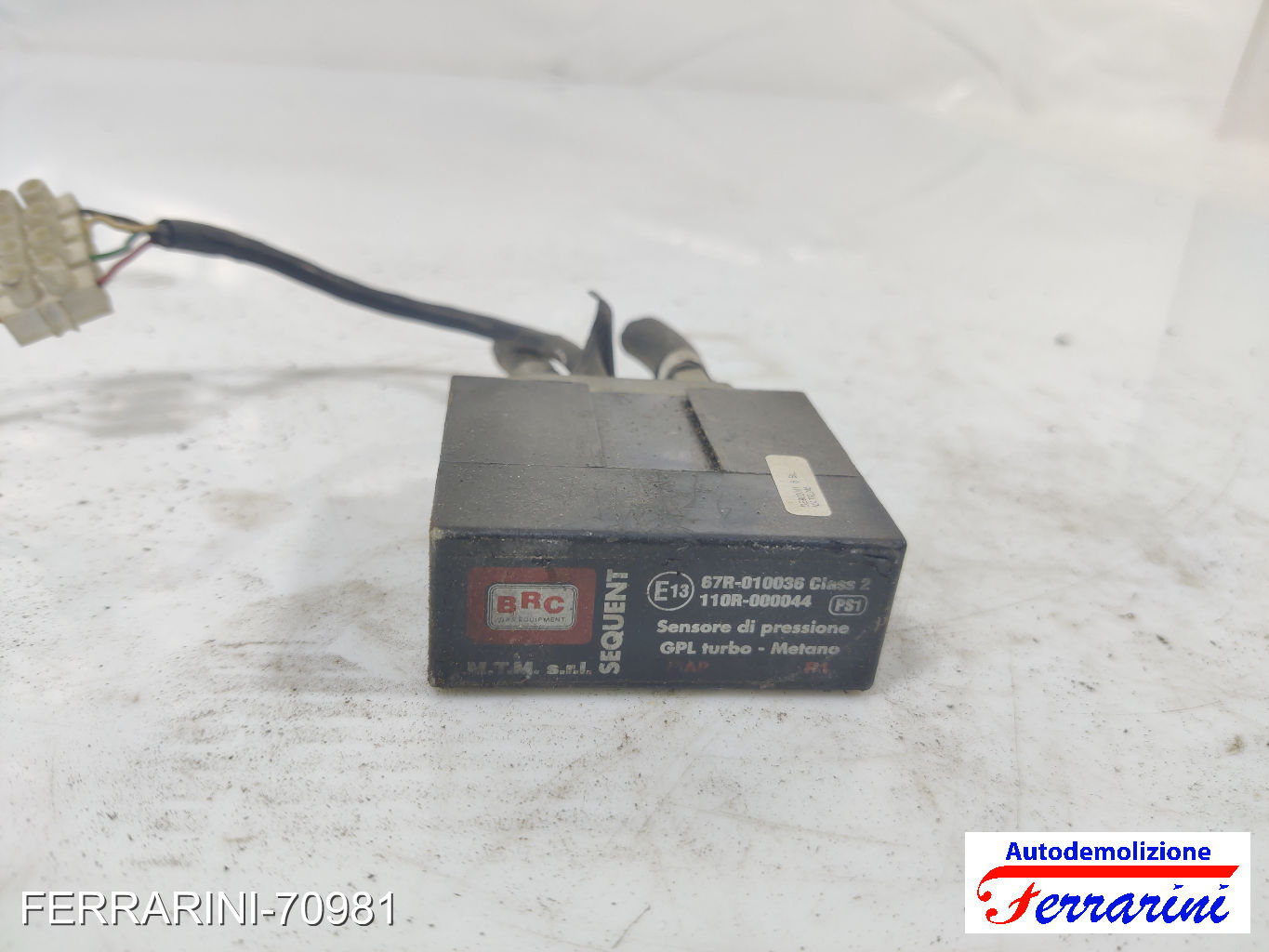Centralina Gpl FIAT COUPE 175 2.0 20V 1996-1998 46304204, SEQUENT, AAB1912CGC