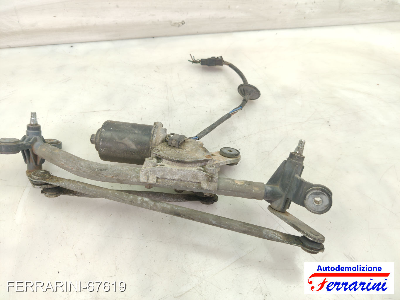 Spazzacqua Motorino Tergicristallo FORD FIESTA 5 JD, JH 2002-2008 anteriore 6