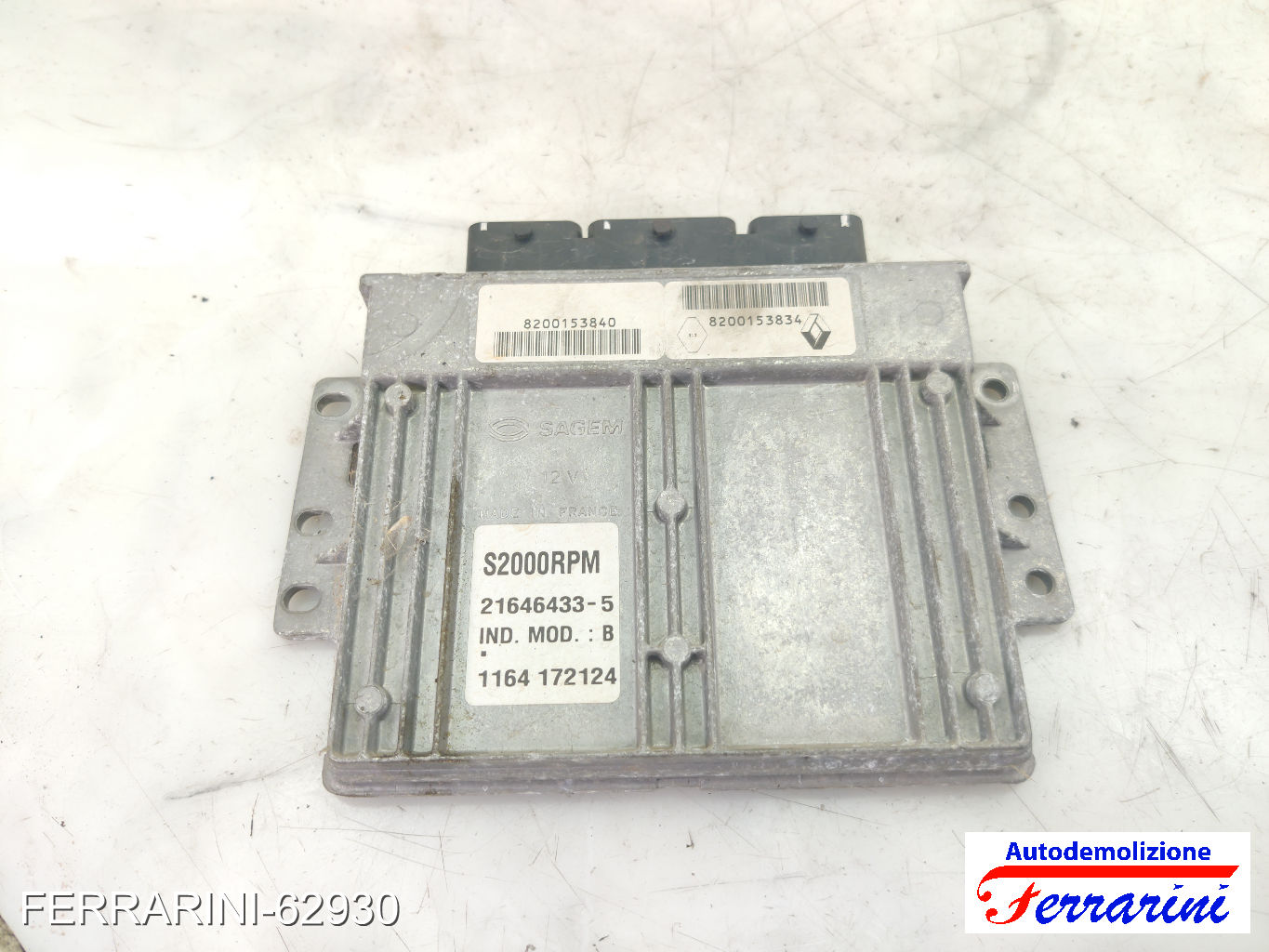 Kit Accensione RENAULT CLIO 2 BB, CB 1.2 1998-2010 8200153840, BODYUCH005N 31
