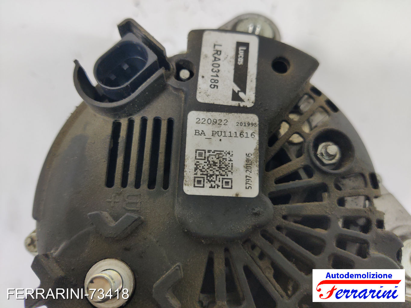 140A Alternatore VW GOLF 7 5G1, BE1, BE2, BQ1 2.0 TDI 2012-2020 04L903021D