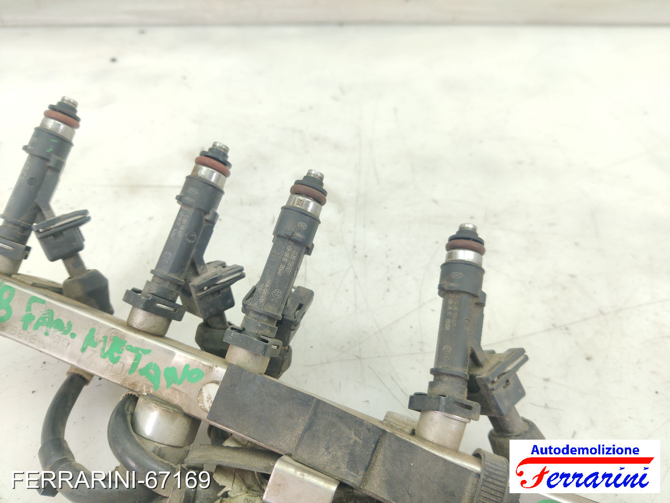 Flauto Con Iniettori FIAT PUNTO 188 1.2 NATURAL POWER 2003-2012 71729224 7