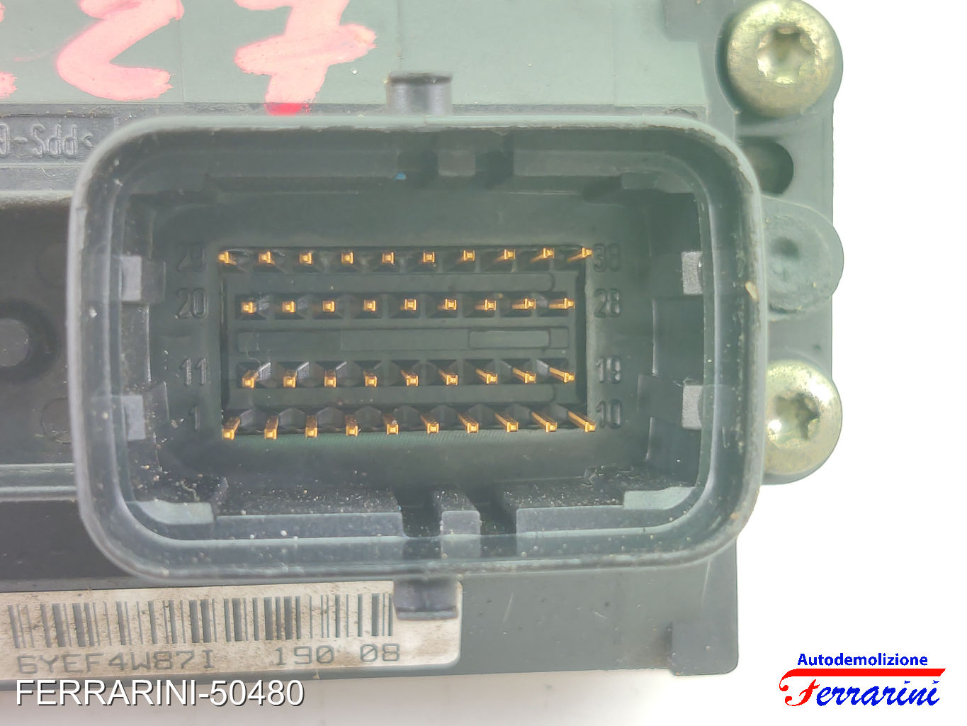 FIAT PUNTO 188 1.2 60 1999-2010 51819335, 6160106907, IAW5AFP4