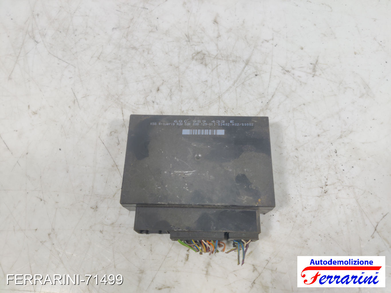 centralina Comfort controllo VW POLO 9A, 9N 1.4 16V 2001-2008 6Q0959433E 7