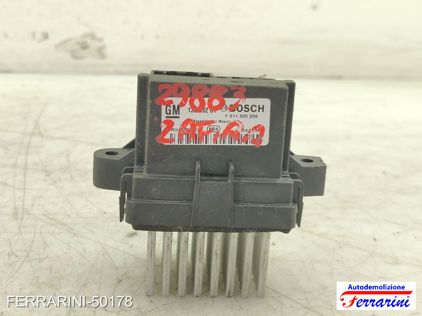 Resistenza Riscaldamento Stufa OPEL ZAFIRA TOURER C P12 1.6 CNG 2011-2023 8