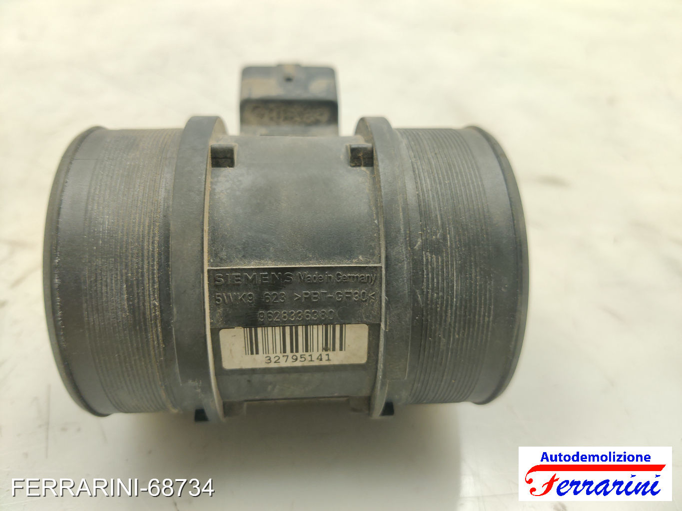 Debimetro CITROEN BERLINGO M 1.9 D 70 1999-2011 9628336380, 9629471080, 5WK9623 8