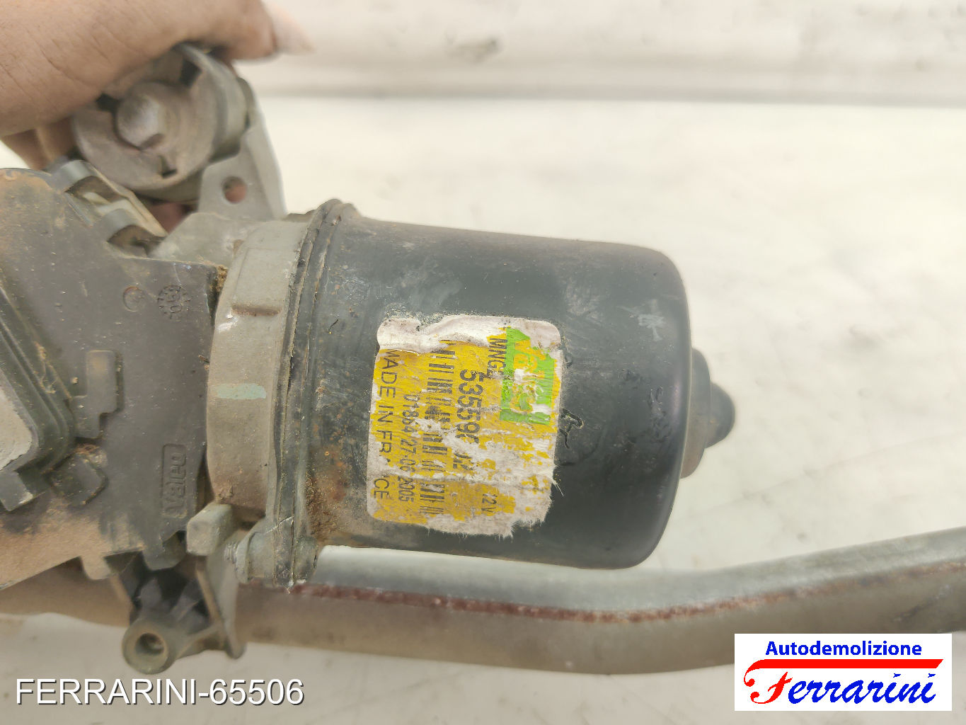 Spazzacqua Motorino Tergicristallo CITROEN C3 PLURIEL HB 2004-2009 anteriore