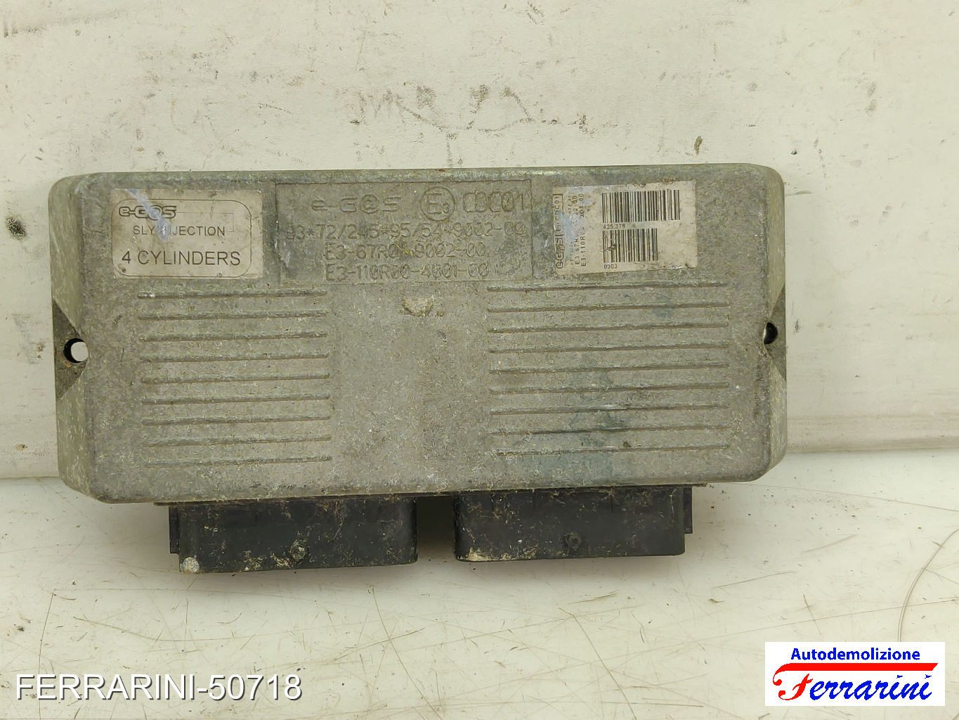 E-Gas CDC01 Sly Injection Centralina Gpl FIAT GRANDE PUNTO 199 1.2 LPG 2008-2012
