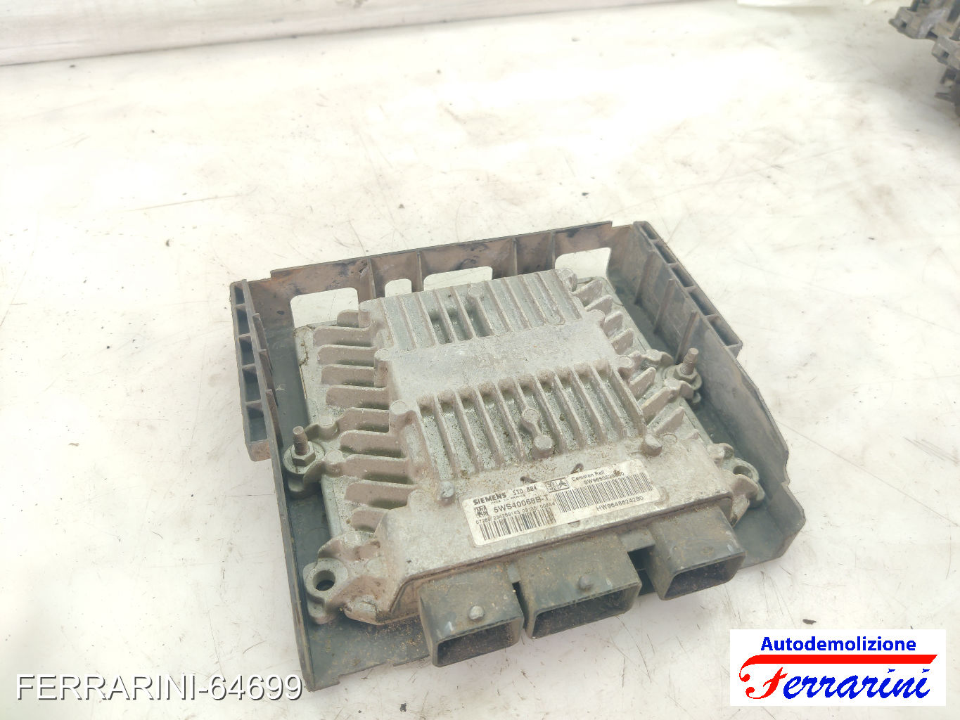 Centralina Motore CITROEN C3 1 FC, FN 1.4 HDI 2002-2009 9650529880, SW9650529660