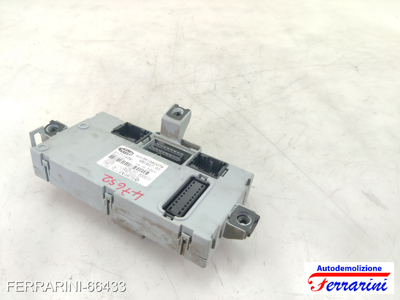 Body Computer ALFA ROMEO 147 937 1.6 16V T.SPARK 2001-2010 51711429