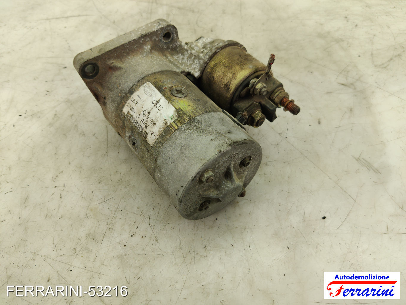 Motorino Avviamento FIAT SEICENTO 600 187 1.1 1998-2010 46548653, 46843092, E80E