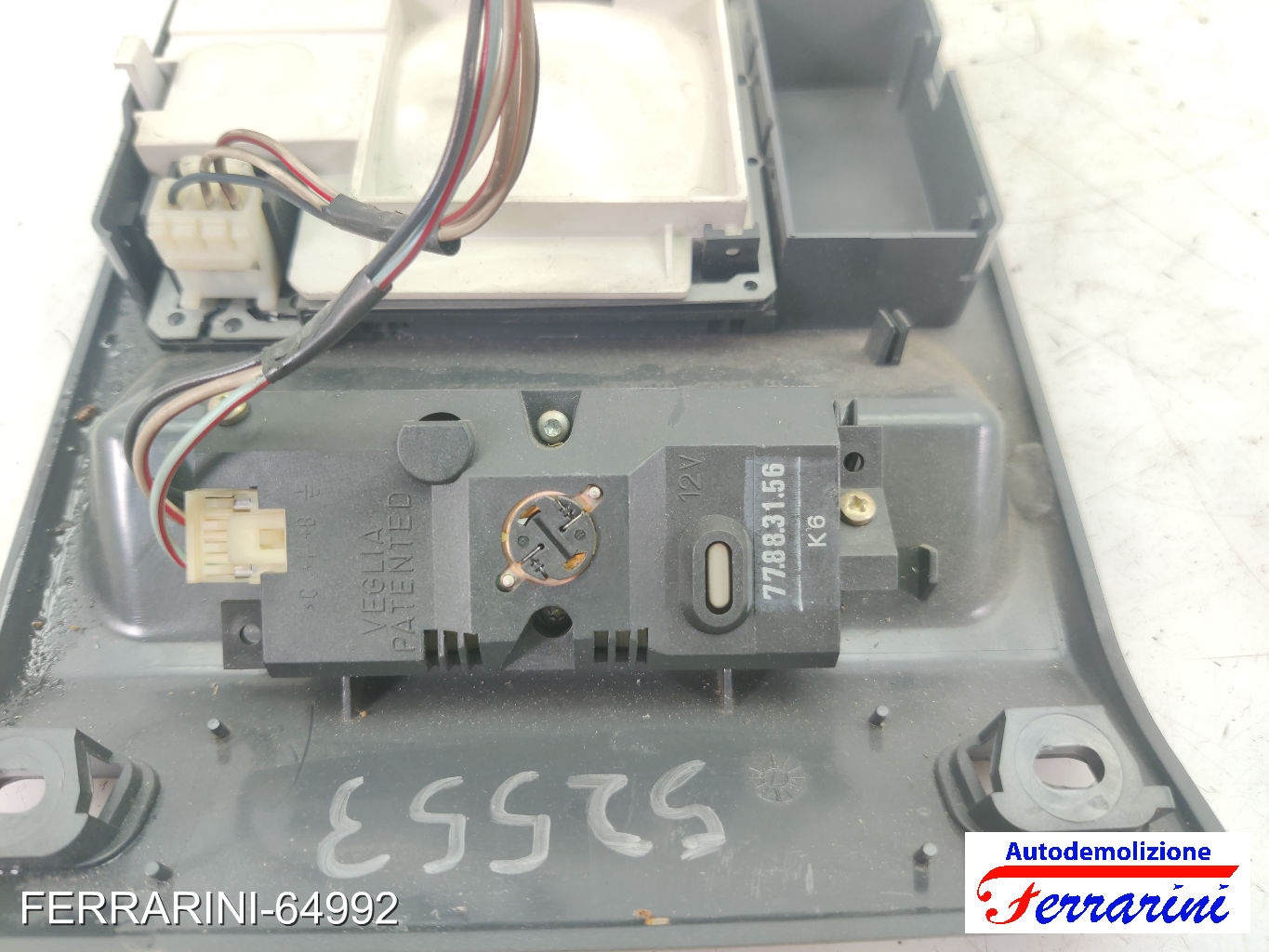 Plafoniera FIAT PUNTO 176 1996-1999 anteriore, frontale centrale, ant 77883156 7