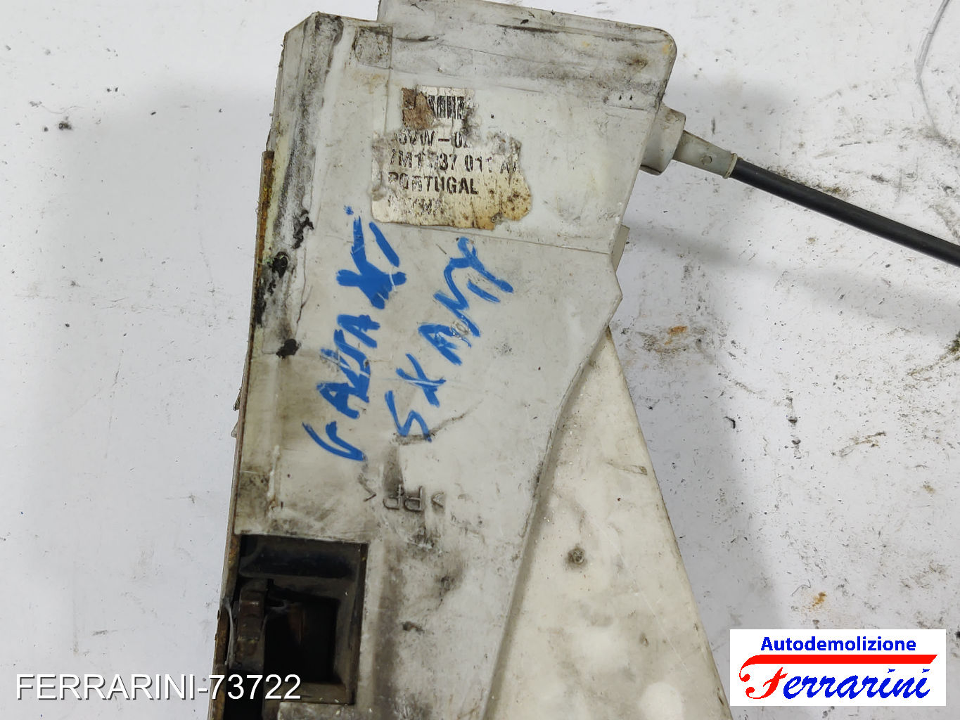 Serratura Porta VW SHARAN 7M6, 7M8, 7M9 1996-2000 sinistro, sx, frontale