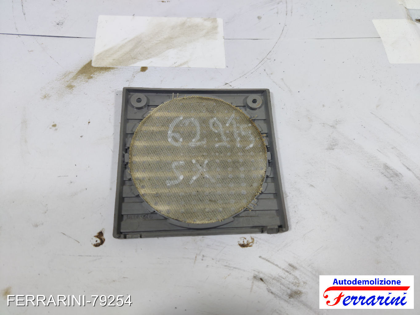 Griglia altoparlante cruscotto grigia FIAT CINQUECENTO 500 170 1991-1999 destro