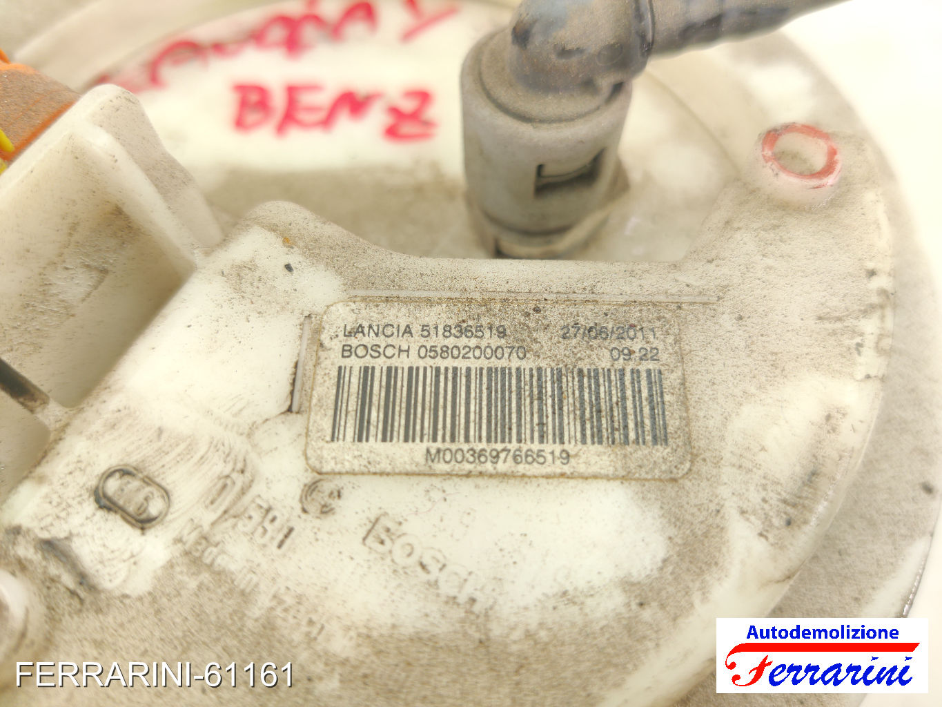 Cestello Pompa Galleggiante Serbatoio CHRYSLER YPSILON 1.2 2011-2023 51836519 7